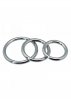 Timeless metal rings (3 pcs)