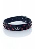 Fetish B - Series - Collar 3 cm. red crystal