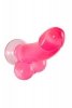 Realistic dildo A-Toys by TOYFA Fush, TPE, pink, 18 cm