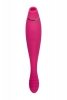 JOS Danvi vibrator with vacuum wave stimulation, silicone, pink, 21.5 cm