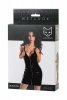 Wetlook black dress NAOMI - black L