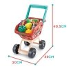 WOOPIE Sklep Supermarket z Wózkiem Sklepowym Waga Kasa Skaner + 48 Akc.