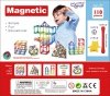 WOOPIE Klocki Magnetyczne Konstrukcyjne Układanka 110 el._4SZT