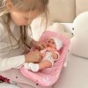 WOOPIE ROYAL Zestaw Lalka Bobas 30,5 cm + Nosidełko Różowe