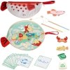 CLASSIC WORLD Edukacyjna Gra Łowienie Rybek na Magnes z Kartami do Nauki Liczenia 35 el.