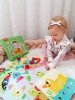 TOOKY TOY Układanka Klocki dla Dzieci Zwierzęta Dopasuj Nauka Kształtów Kolorów + Plansze