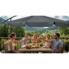 Parasol ogrodowy składany 6 segmentowy 350 cm z pokrowcem Plonos PL-880