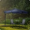 Parasol ogrodowy składany 8 segmentowy 350 cm z pokrowcem Plonos PL-881