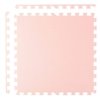 Duża mata piankowa puzzle Ricokids 60x60 cm 4 szt. brzoskwiniowo-biała