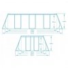 Basen ogrodowy stelażowy 404 x 201 x 100 cm 11w1 Bestway 56441