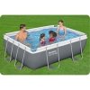 Basen ogrodowy stelażowy 282 x 196 x 84 cm 10w1 Bestway 56629N