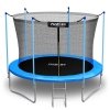 Trampolina ogrodowa 8ft/252cm siatka wewnętrzna i drabinką