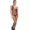 Bodystocking damskie M/L. Wycięcie w kroku, prześwitujące. Anne Dales