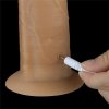 WIBRATOR 10'' DUAL LAYERED PLATINUM SILICONE ROTATOR