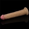 WIBRATOR 10'' DUAL LAYERED PLATINUM SILICONE ROTATOR