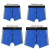 CHIC STRAP-ON SHORTS (28 - 31 CALI W PASIE) NIEBIESKI