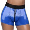 CHIC STRAP-ON SHORTS (32 - 35 CALI W PASIE) NIEBIESKI