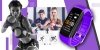 Smartband GIEWONT Fit&GO Duo GW200-3 - Black + Pasek Flora Violet