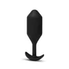 Plug analny wibrujący - B-Vibe Vibrating Snug Plug 5 Black