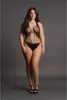 Le desir - Body z wycięciami 2w1 Plus Size