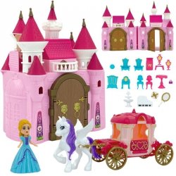 WOOPIE Interaktywny Magiczny Pałac Zestaw Księżniczka + Kareta i Akcesoria