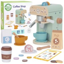 WOOPIE GREEN Drewniany Ekspres do Kawy Cukiernia Barista 25 el.