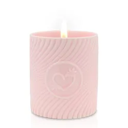 Świeca do masażu - HighOnLove Pink Massage Candle Strawberries & Champagne