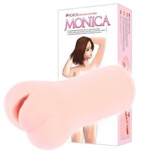 Pochwa sztuczna. Kuszący i realistyczny masturbator ręczny - Monica.