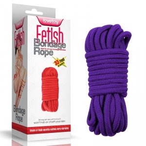 LINA FETISH BONDAGE ROPE 10M FIOLETOWA