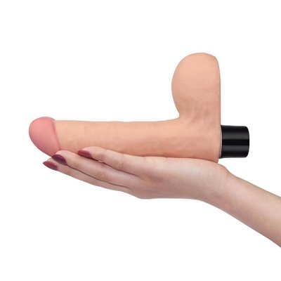 8&quot;&quot; REAL SOFTEE Vibrating Dildo