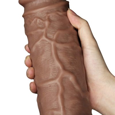 10.5&#039;&#039; Realistic Chubby Vibrating Dildo
