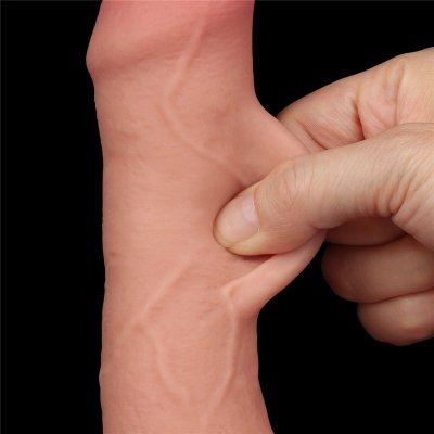 7&#039;&#039; Sliding Skin Dual Layer Dong Flesh