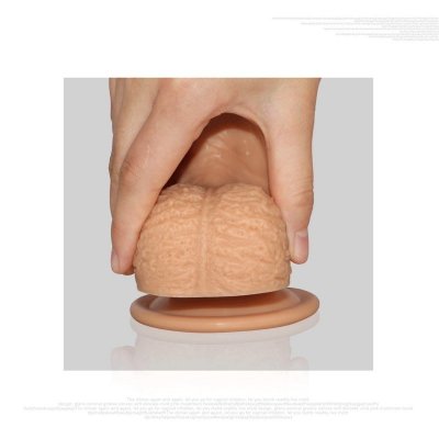 8.5&#039;&#039; Dual layered Platinum Silicone Cock