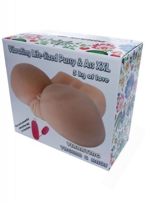 Masturbator-Vibrating Life-Sized Pussy & Ass XXL - quality II