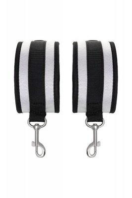 Anonymo anclecuffs, polyester, silver, 28.5 cm