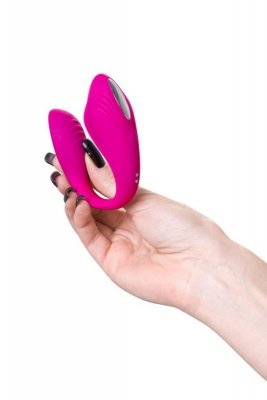 A-TOYS Vibrator for couples Cobrum, silicone, pink, 9.6 cm