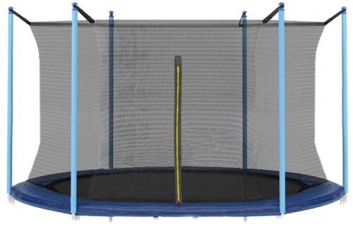 Siatka ochronna wewnętrzna na trampolinę 10 ft 6 słupków 305 cm