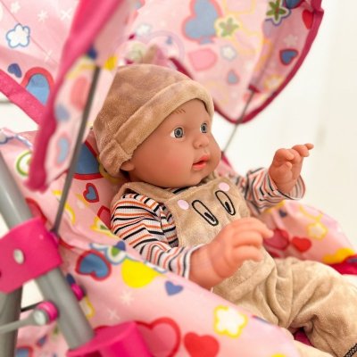 WOOPIE ROYAL Lalka Bobas w Ubranku Króliczek 46 cm
