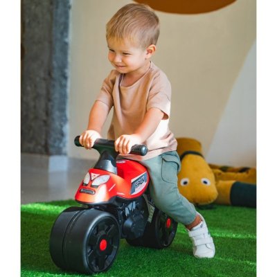 FALK Jeździk Racing Czerwony Szerokie Koła 1+