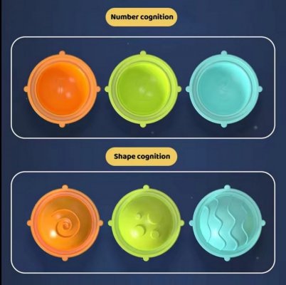 WOOPIE BABY Kosmiczny Spinner Pop-it  Zabawka Sensoryczna  Wymienne 3 szt.