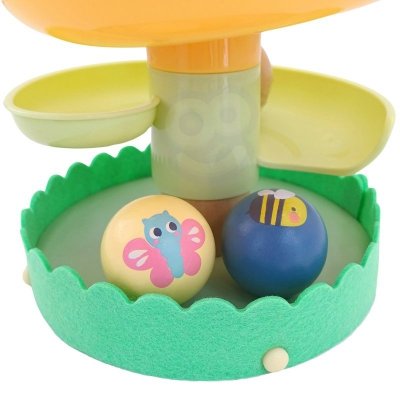 WOOPIE GREEN Drewniany Kulodrom Tor Kulkowy Sensoryczny Edukacyjny 6 el.
