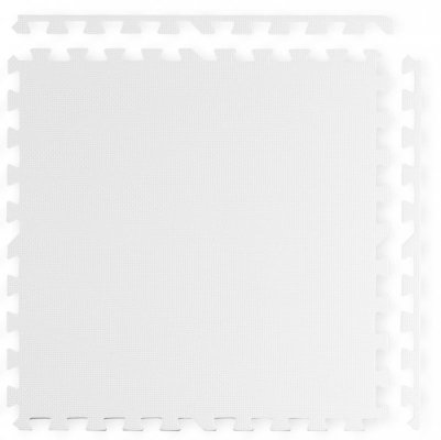 Duża mata piankowa, puzzle Ricokids 60x60cm 4 szt białe i szare