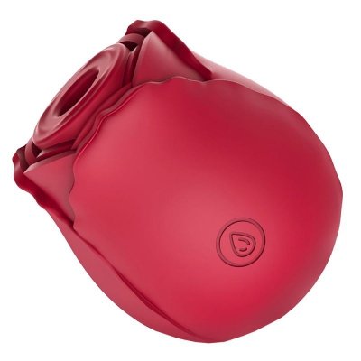 Masażer łechtaczki. Ssąca róża 10 wibracji, ssania. Red Rose