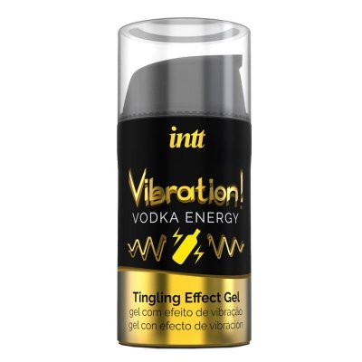 Żel do miejsc intymnych dla kobiet i mężczyzn Vodka Energy Vibration. Wibrator w żelu. Stymulacja i pobudzenie.