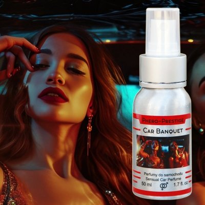 Perfumy samochodowe Car Banquet 50 ml. Męski, trwały zapach.
