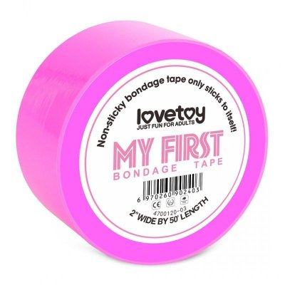 TAŚMA MY FIRST NON STICKY BONDAGE TAPE FUCHSIA