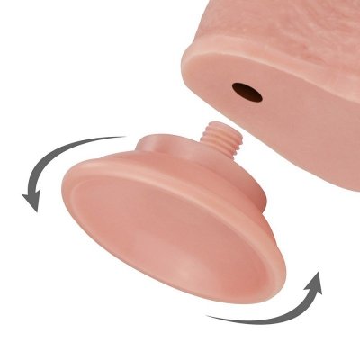 DILDO 9&#039;&#039; SLIDING SKIN DUAL LAYER DONG