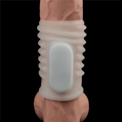 PIERŚCIEŃ NAKŁADKA VIBRATING SPIRAL KNIGHTS RING (WHITE)