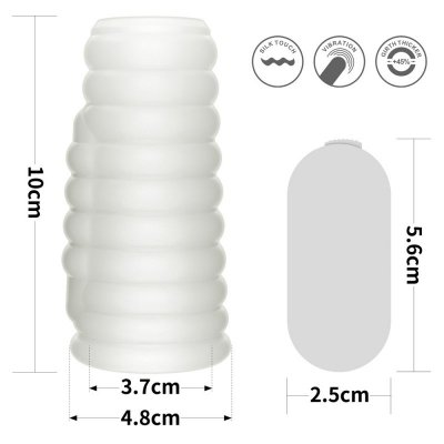 PIERŚCIEŃ NAKŁADKA VIBRATING WAVE KNIGHTS RING (WHITE)