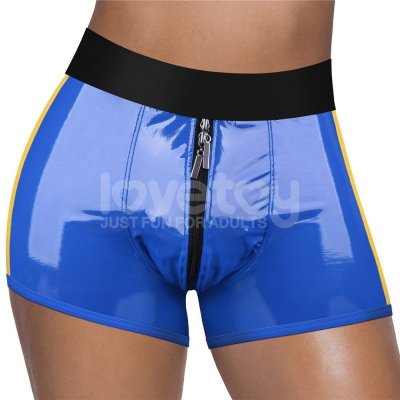 CHIC STRAP-ON SHORTS (32 - 35 CALI W PASIE) NIEBIESKI